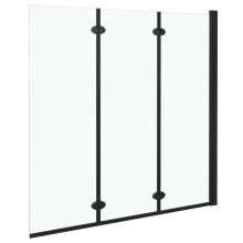 Faltbare Duschkabine mit 3 Paneelen, Duschwand, Badewannen-Duschscreen