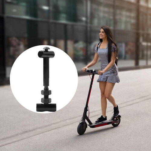 Electric Scooter Locking Screw Kickscooter Front Shaft-Black 1