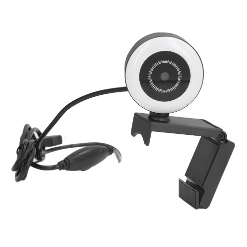 Webcam HD ροής με φωτισμό πλήρωσης, ρυθμιζόμενο φωτισμό πλήρωσης δακτυλίου, 3 επίπεδα 1
