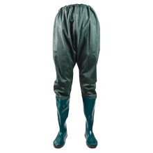 Highquality hip waders for fishing and hunting, elastic waistband, size 40