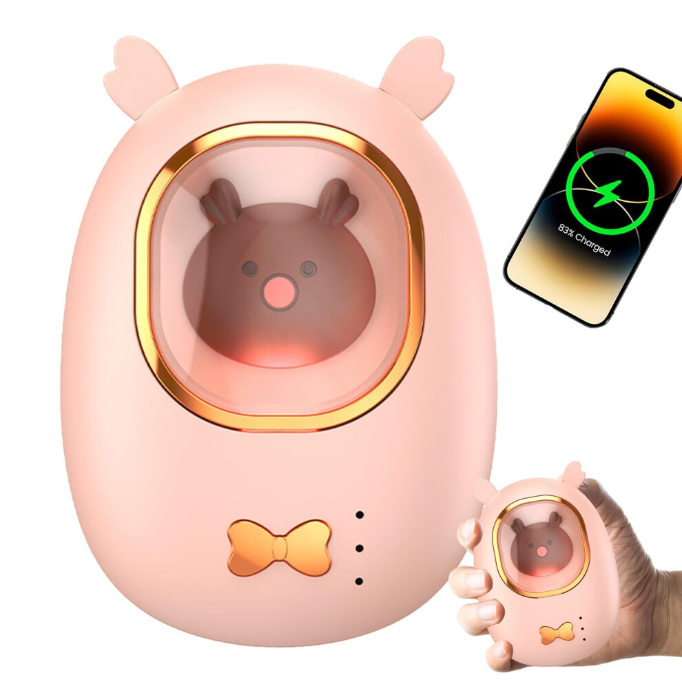 Hand Warmer Power Bank, 2400Mah Rechargeable Fast Heating 3 Modes With Light 9105992616008
