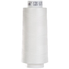 trojalock overlockgarn  White
