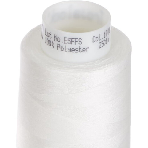 trojalock overlockgarn  White 2