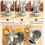 Stainless Steel Dough Maker With Fermentation Function  Split Design For Easy Kneading And Mixing 5L Capacity 3