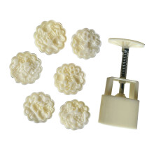 Hand Pressed Mooncakes Mold Bean Pastes Cake-The moon is full