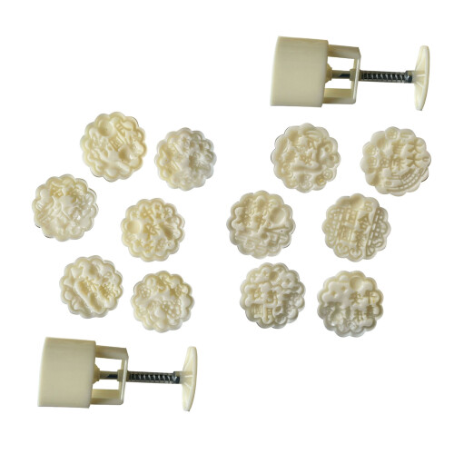 Hand Pressed Mooncakes Mold Bean Pastes Cake-The moon is full 1