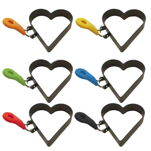 Practical Stainless Steel Eggs Rings For Frying Eggs And-Black 1