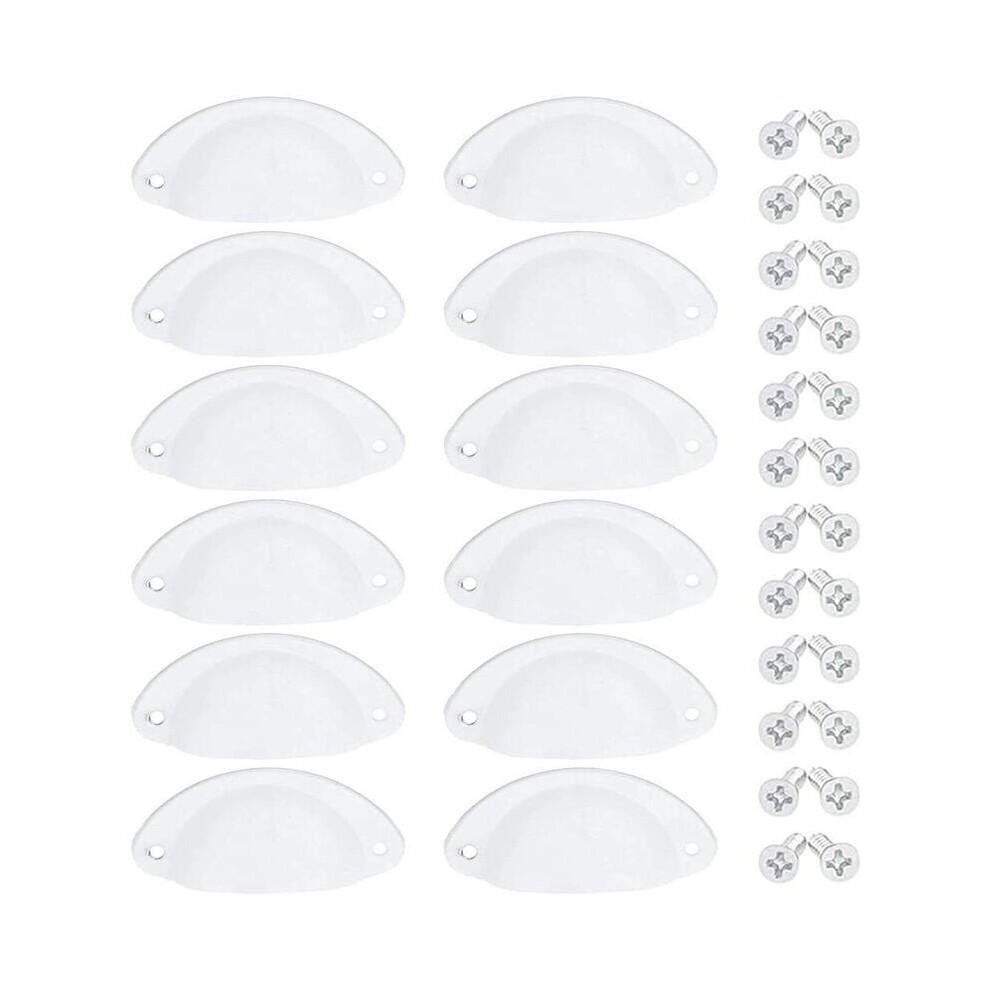 Antique Bin Cup Drawer Pulls, Zinc Alloy Durable Brushed Finish, Easy Installation, Ideal For Replacing Damaged Cupboard Door Knobs, Includes Screws F 9436597761429