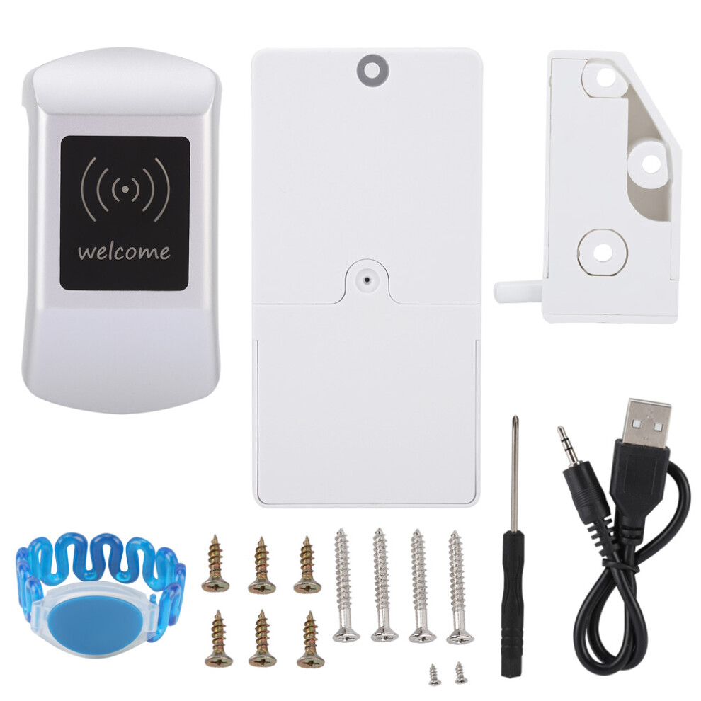 Smart Electronic Cabinet Lock Hidden Card Lock For Wooden Cabinets Rfid Nfc Induction Lock With Auto Unlock Feature Suitable For Home Office Medical C 9436597704860