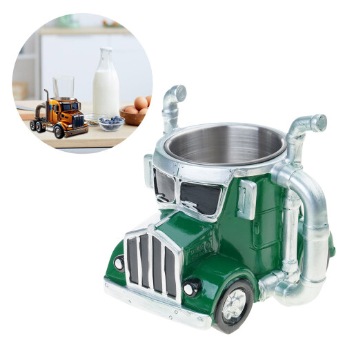 Unique Truck Design Beverage Cup Practical Truck-Light Green 2