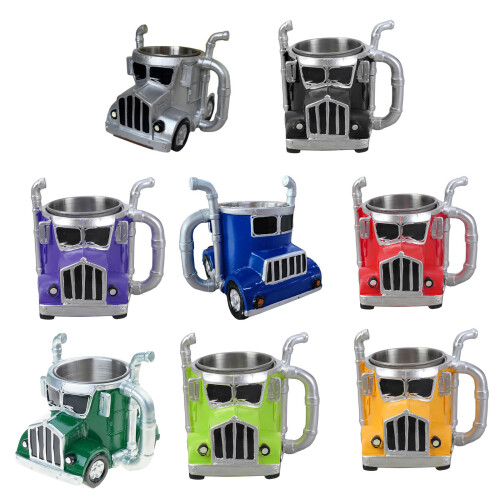Unique Truck Design Beverage Cup Practical Truck-Light Green 1