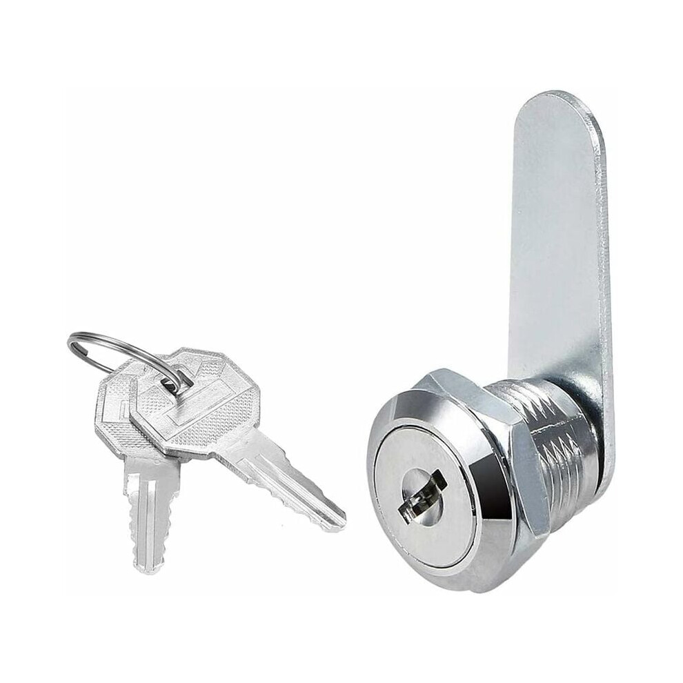 Mailbox Lock Replacement Solution, Keyed Alike Cam Lock For Cabinet Locks With Key Applications In Cupboard Drawer And Office Storage, Stainless Steel 9436597705065