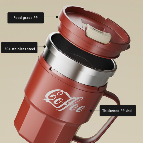 Functional Stainless Steel Mugs 304 Interior Ensures Safe-2 1