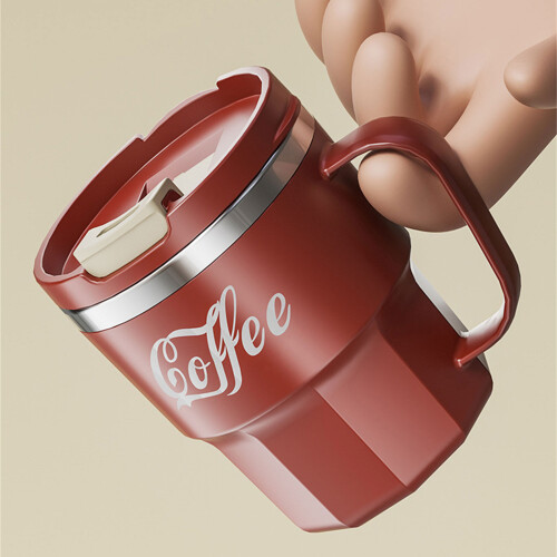 Functional Stainless Steel Mugs 304 Interior Ensures Safe-2 2