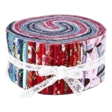 Colorful cotton fabric patchwork stripes, floral pattern, fabric strips for blanket, carpet, upholstery, home Blossom