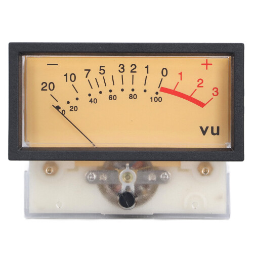 VU meter per amplificatore valvolare, amplificatori per componenti audio con quadrante analogico e supporto per corrente continua, design 2