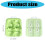 Easily Release Little Dragon Shape Ice Molds Silicone Ice-Pink 4