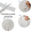 Velcro Tape, SelfAdhesive, Extra Strong, 8 m x 2 cm, DoubleSided, White 4