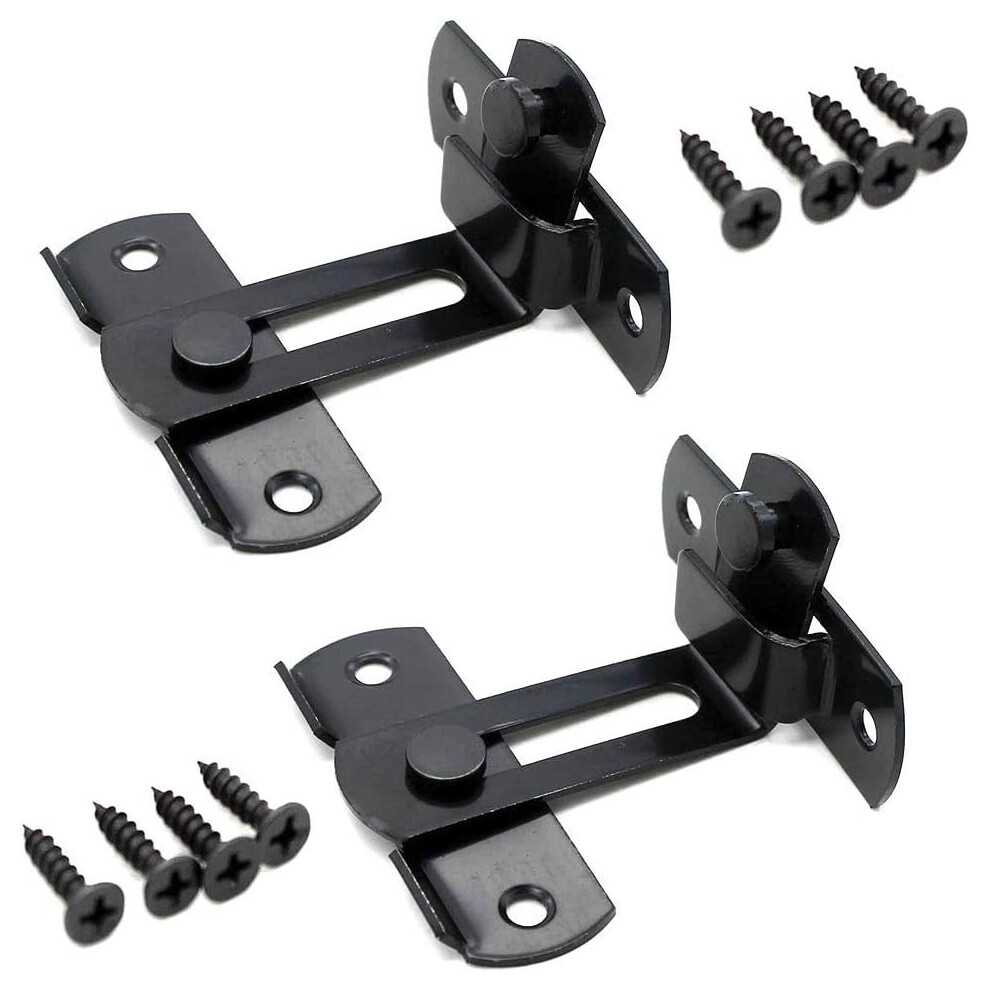 Exquisite Design Door Latch, Corrosion Resistant Multi-Layer Polished Barn Door Bolt With Convenient Shutters For Bathrooms Bedrooms And More 9436597705126