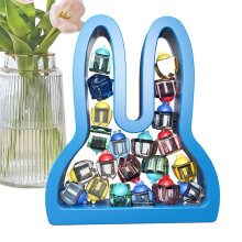 Tooth holder for babies – Bunny shape, storage case, keepsake Blue