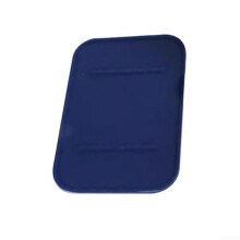 'Durable siliconecoated metal iron rest securely holds your iron in place when not in use.'