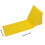 Triangle Pad Inflatable Triangular Cushion For Camping PVC Flocking Beach Cushion Outdoor Yellow 5