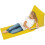Triangle Pad Inflatable Triangular Cushion For Camping PVC Flocking Beach Cushion Outdoor Yellow 4