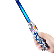 Windproof Jet Blue Flame Metal Butane Lighter Adjustable Flame Refillable Butane For Camping Fuel Not Included