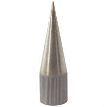 Manual round leather hole sharpener with highperformance grinding coating