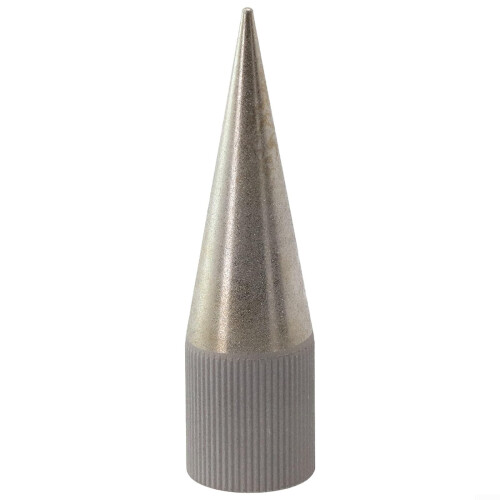 Manual round leather hole sharpener with highperformance grinding coating