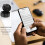 Remote Control Ring, Wireless Presentation Ring, Phone Page Turner, Rechargeable 5-Button Controller, Black 2