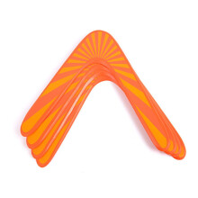 TwoPiece Handmade Wooden VShaped Flying Outdoor Sports Equipment For Adults Orange