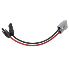 Cabo adaptador SAE com conector à prova de intempéries para desconexão rápida de baterias, durável e com boa resistência à chama, conector de