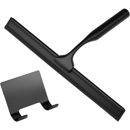 Multi Purpose Silicone Shower Squeegees Window Wipers With Handle And Hanging Hook For Glass Doors And Windows 2