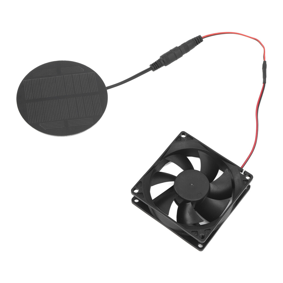 Solar Powered Fan Kit High Conversion Rate 20W 12V Solar Exhaust Fan For Greenhouse Chicken House Doghouse Pet Houses Shed With Ip65 Rated Abs Materia 9436597643237