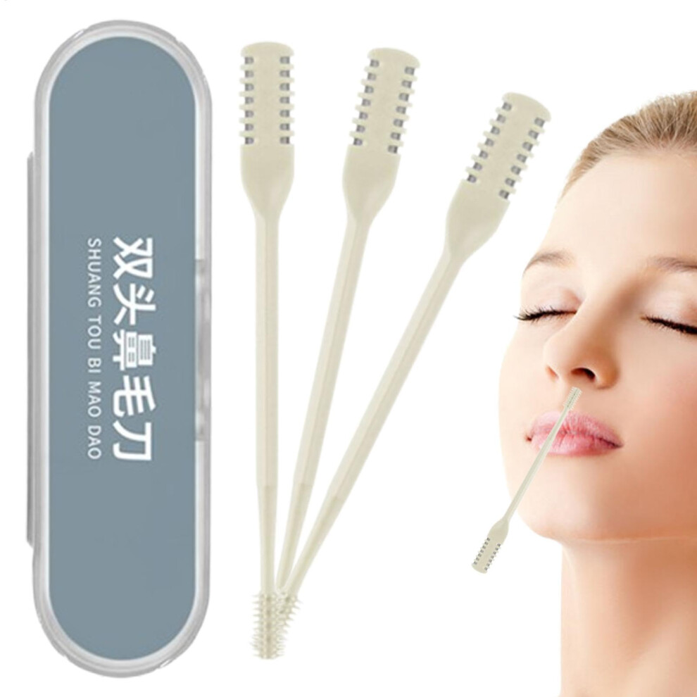 Men's Nose  Ear Hair Trimmer, 2in1 Portable, 360Degree Rotation