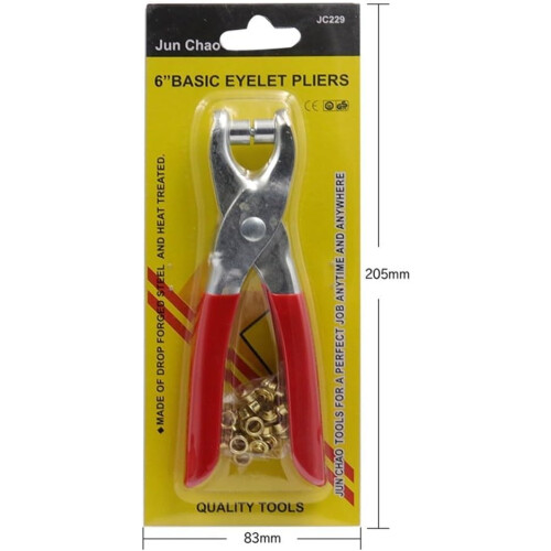 Ergonomic hole punch, 35.6 cm hole tool, leather repair set 1