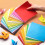 100 Blatt buntes Papier, Faltpapier, doppelseitiges-15cm 7