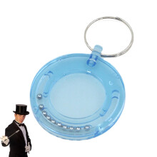 Mnze Escape PuzzleMagic Coin Removal Trick Keychain Fun Brain Teaser