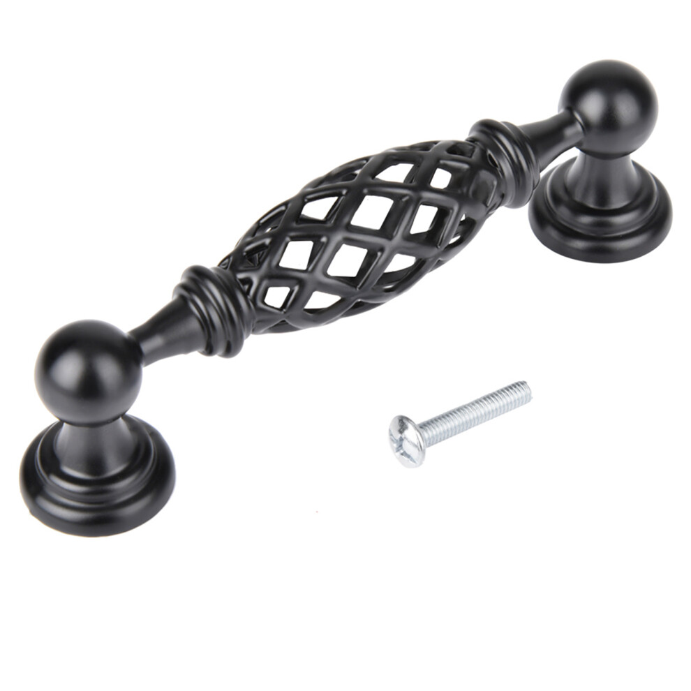 Nickel Alloy Handles For Cabinets, Fade Resistant Cabinet Pulls With Birdcage Design For A Timeless Look In Your Home, Easy To Install & Maintain 9436597762150