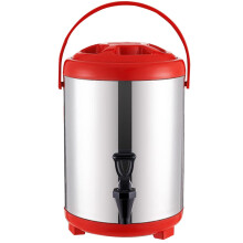 Hot water bucket, Commercial stainless steel ulated barrel ulation container milk tea barrel for milk tea hot water/8L