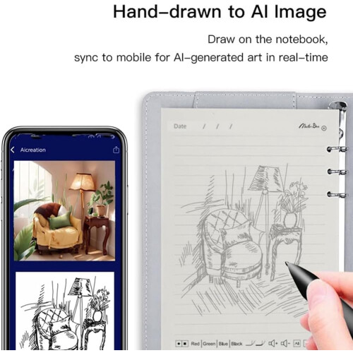 Digital Sketchbook Pro V2 Model Smart Pen And Notebook Set Pro Smart Sketch Notebook 2