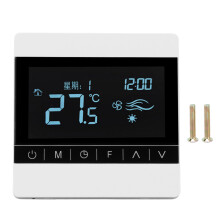 Programovatelný termostat s LCD obrazovkou a dotykovým ovládáním, mikropočítačový čipový regulátor teploty s vysoce přesným NTC