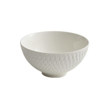 Ceramic soup bowl for tant noodles, simple noodle bowl for household dishes, 20.3 cm soup bowl