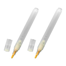 2 Stück leere Acryl-Marker mit flachem oder-Leerer Stift 4,4 mm