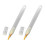 2 Stück leere Acryl-Marker mit flachem oder-Leerer Stift 4,4 mm 1