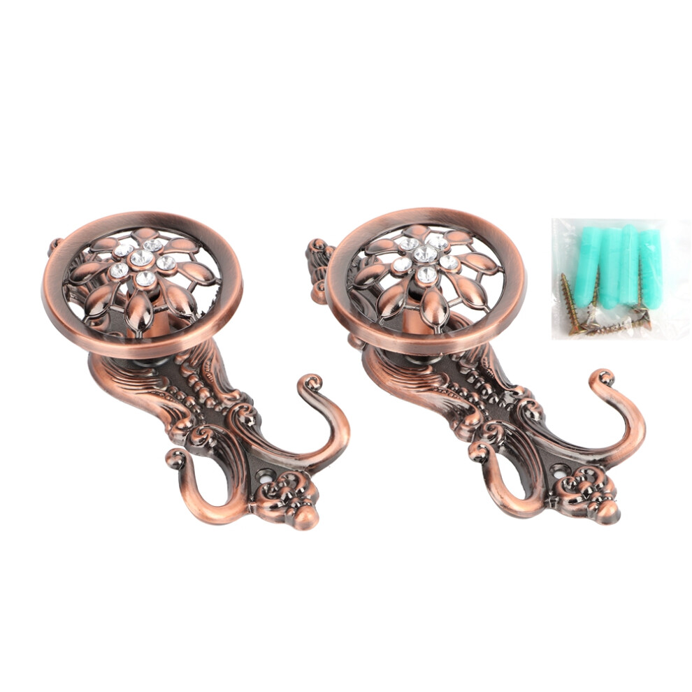 Vintage Curtain Holdbacks For Your Dream Home, Retro Hooks With Exquisite Craftsmanship, 2Pcs 9436597644203