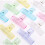 Set mit 10 Papierklammern, durchsichtige-Blau 5