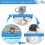 Filter Media Solution for Pool Filtration Systems, Reusable Eco-Friendly Filter Balls, Replace Pool Filter Sand, High-Quality Material with Strong 4