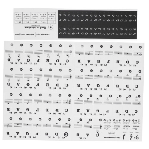Klaviertastenaufkleber, elektronische Orgel, 1